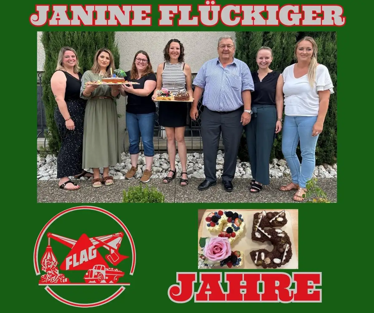 Janine Flückiger 25 jähriges Jubiläum